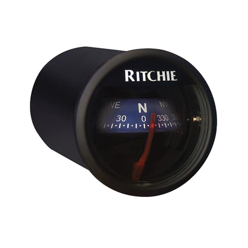 Ritchie Navigation X-23BU RitchieSport Compass - Dash Mount, Black with Blue Dial - Image 3