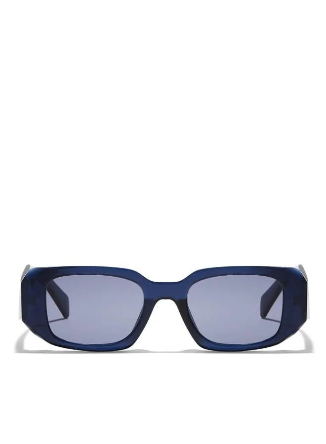 Blackout DELTA Women Blue Sunglasses - Frame Material: Thermoplastic Rubber (TR90)- Frame Color: Blue-Lens Color: Blue  - Full Rim