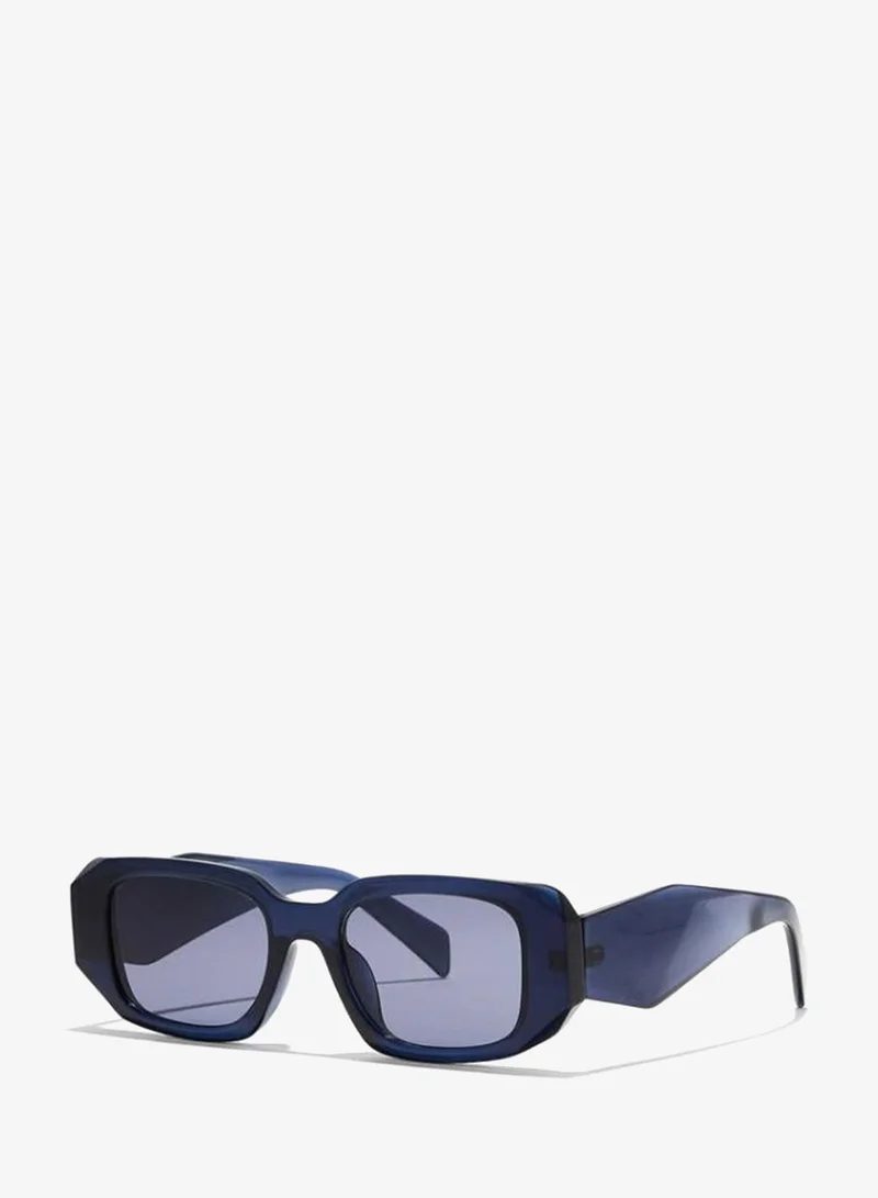 Blackout DELTA Women Blue Sunglasses - Frame Material: Thermoplastic Rubber (TR90)- Frame Color: Blue-Lens Color: Blue  - Full Rim