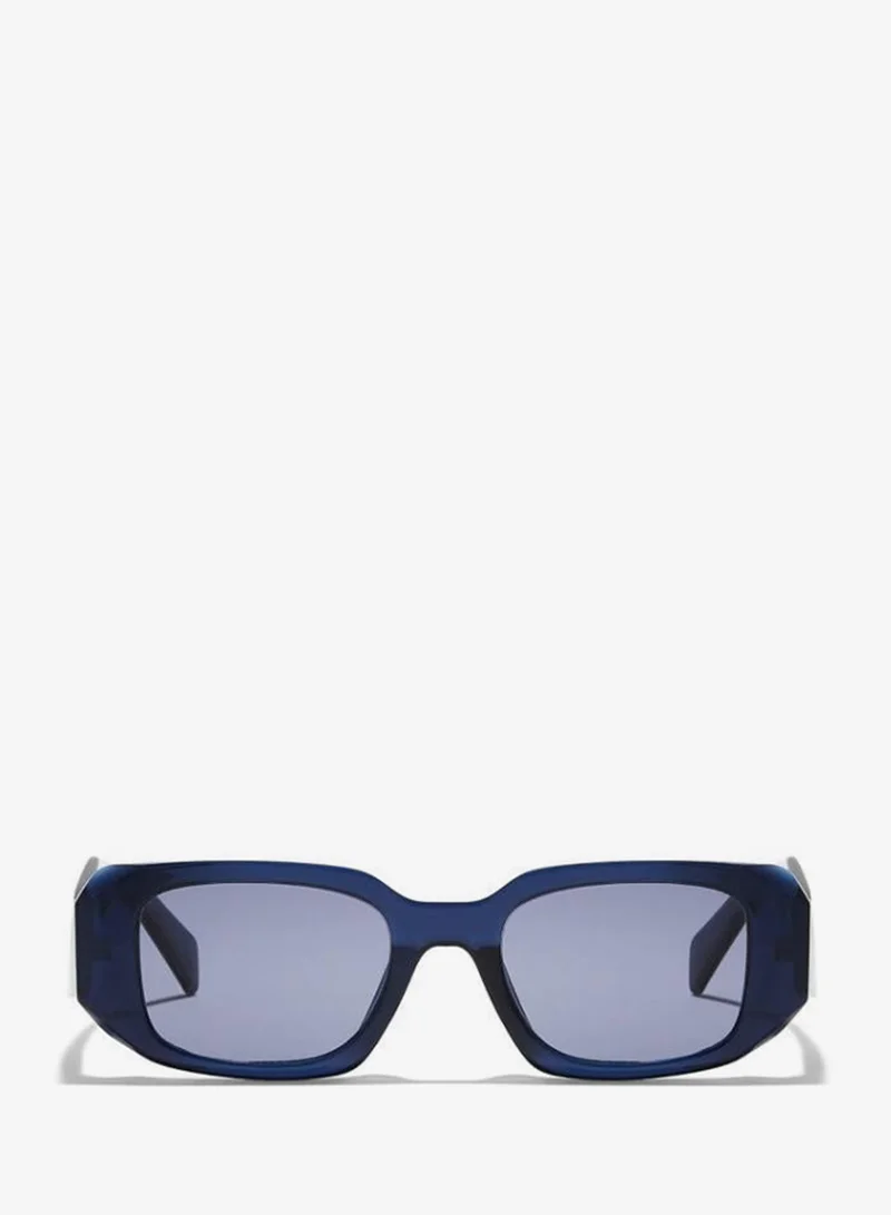 Blackout DELTA Women Blue Sunglasses - Frame Material: Thermoplastic Rubber (TR90)- Frame Color: Blue-Lens Color: Blue  - Full Rim