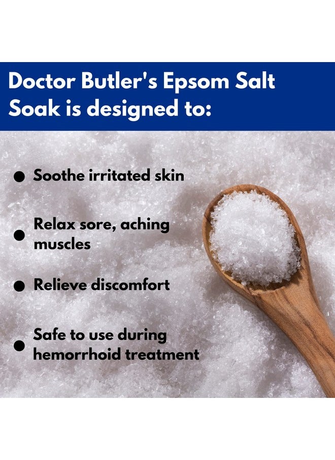 Doctor Butler's - Doctor Butler’S Epsom Salt Soak - Sitz Bath Salts For Hemorrhoids Relief For Men And Women, Soothes And Provides Natural Relief Associated With Hemorrhoids (32 Oz) - Image 1