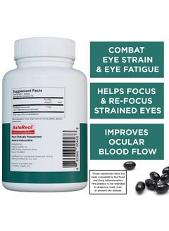 Viteyes Natural Astaxanthin Relieve Tired Eyes & Eye Strain Sourced From Algae Skin Hydration Heart & Brain Health 4 To 8 Mg Natural Astaxanthin 90 Softgels  - Image 3