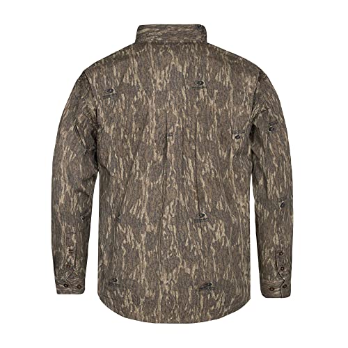 Mossy Oak Men's Long Sleeve Camo Hunting Shirts Cotton Mill - Image 4