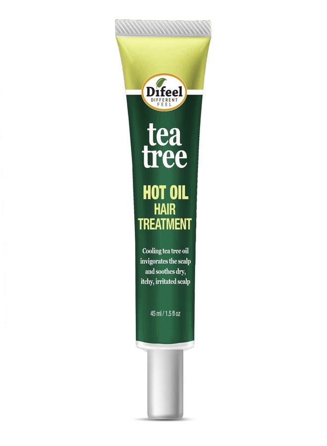 Difeel Hot Oil Hair Treatment with Tea Tree Oil 1.5 oz. - Image 1