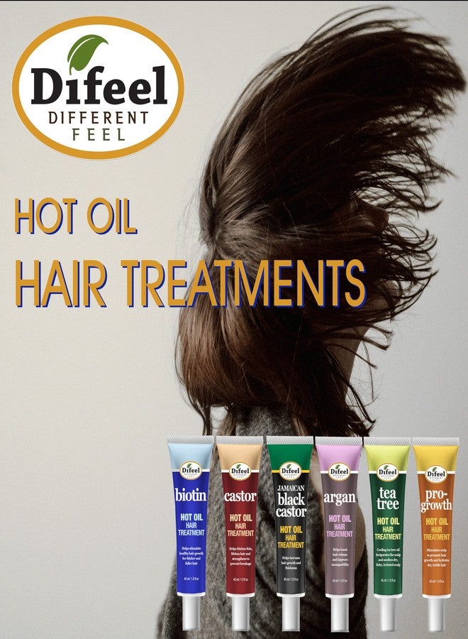 Difeel Hot Oil Hair Treatment with Tea Tree Oil 1.5 oz. - Image 3