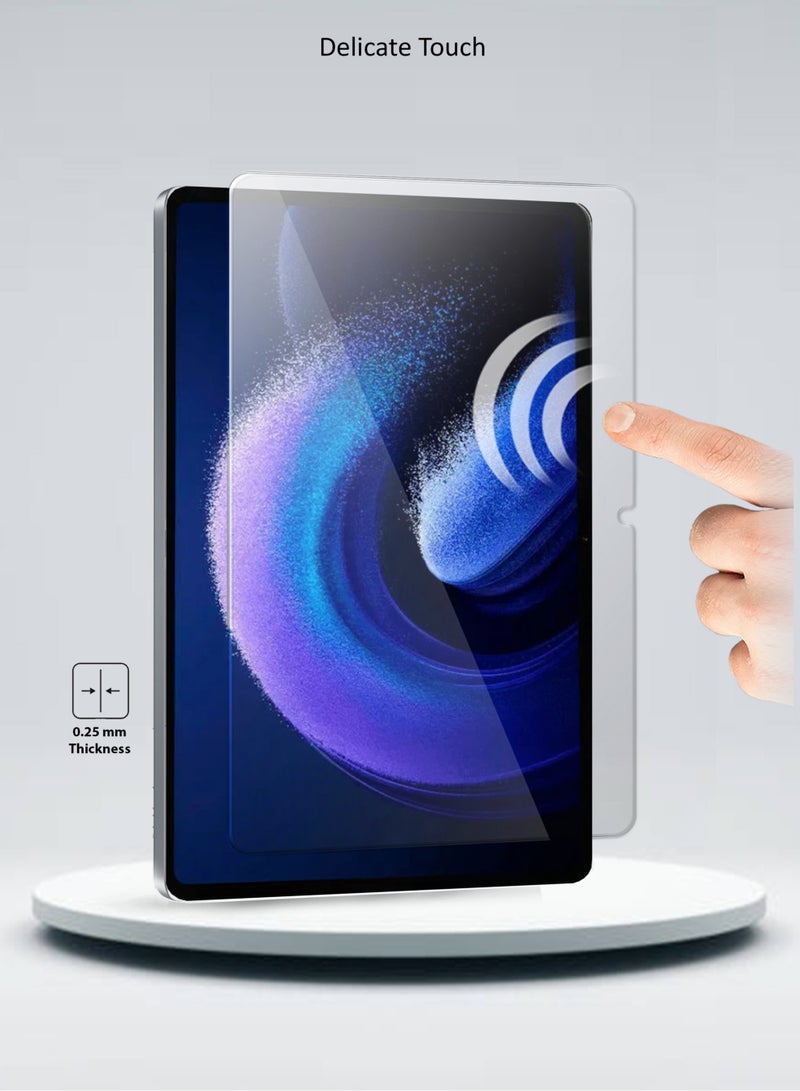 Wtech Premium Series Curved Edges Tempered Glass Screen Protector For Xiaomi Pad 6 / Pad 6 Pro 11 Inch 2023 Clear - Image 5