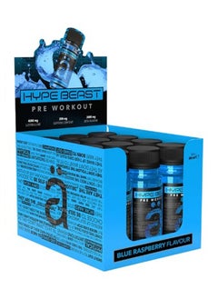 nano SUPPS Hype Beast Pre workout Shot - Blueberry - (12 Pcs)  - Image 1