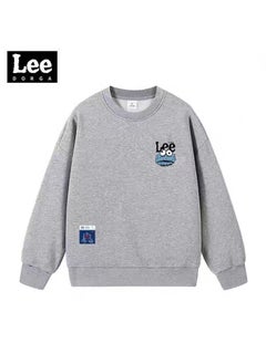 LEE Lee Brand Hoodie Loose Casual Round Neck Long Sleeved Hoodie  - Image 1