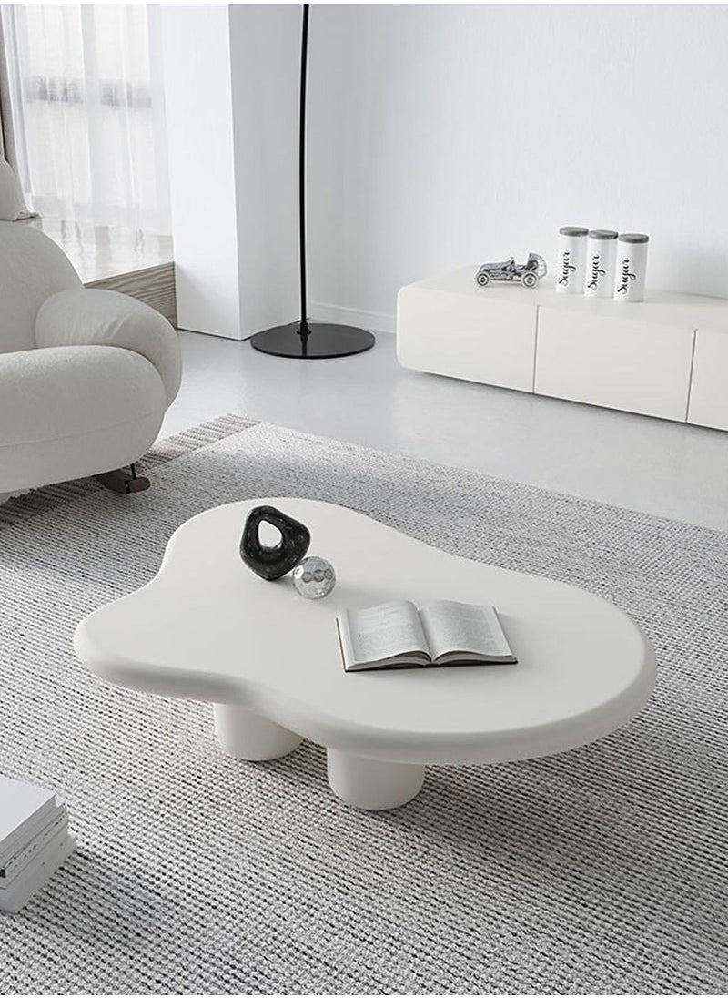 Generic Modern Design Side Table Living Room Home Furniture Nordic Style Irregular Shape Coffee Table in Cloud shape Simple Small Household Shaped Table Tea Table for Living Room Balcony Garden, Living Room Table Bed Room 120 cm  - Image 1