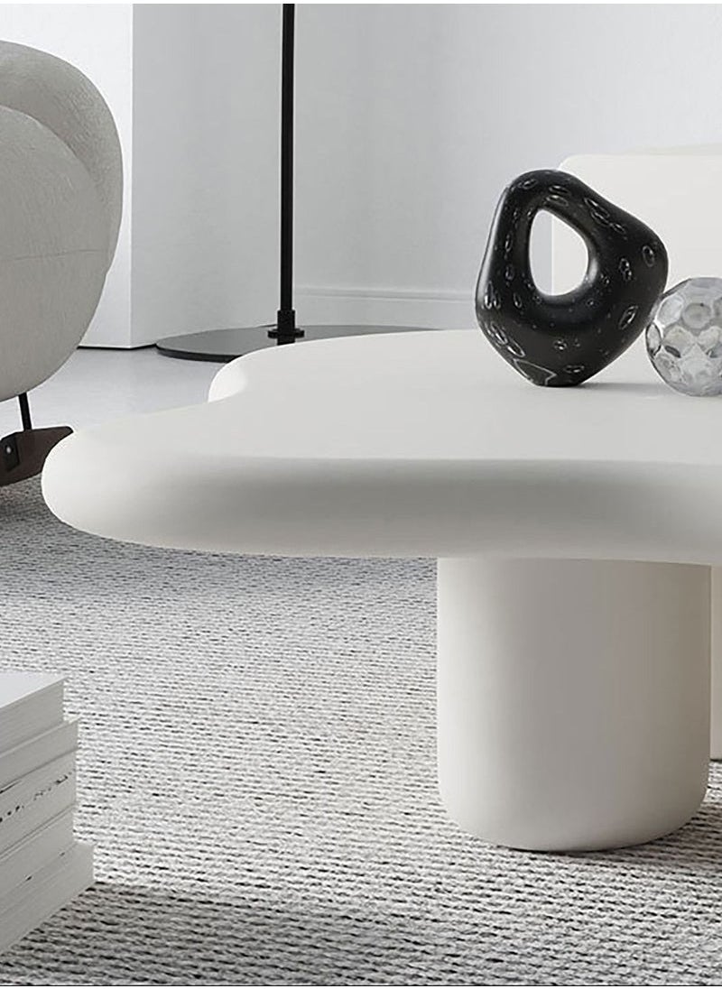 Generic - Modern Design Side Table Living Room Home Furniture Nordic Style Irregular Shape Coffee Table in Cloud shape Simple Small Household Shaped Table Tea Table for Living Room Balcony Garden, Living Room Table Bed Room 120 cm - Image 1
