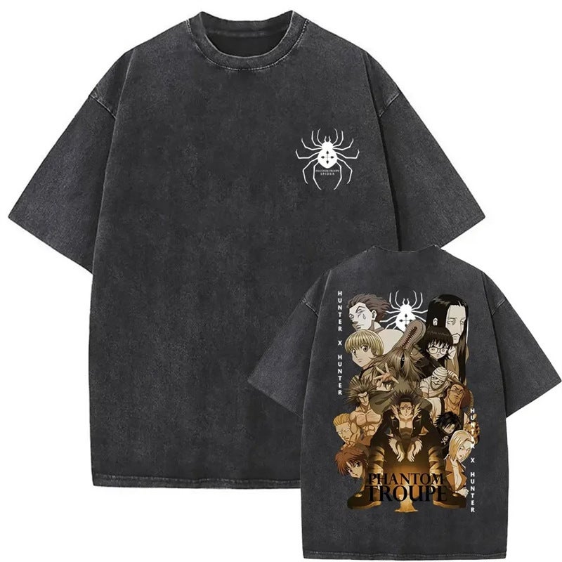 Washed Vintage Anime Hunter X Hunter Gon Freecss Killua Zold - Image 1