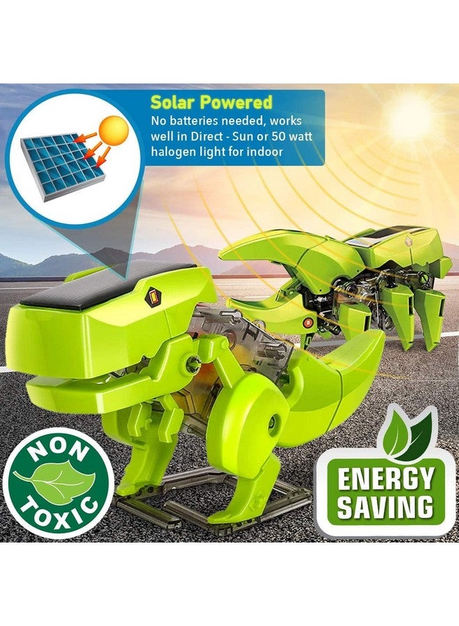 ريس 52 ألعاب روبوت الديناصور REES52، مشاريع جذعية للأطفال من سن 8 إلى 12 عامًا، مجموعة روبوت يعمل بالطاقة الشمسية 3 في 1، ألعاب بناء وبرمجة للأطفال من سن 8 إلى 12 عامًا، هدايا للأولاد والبنات من سن 8 إلى 12 عامًا، 3 في 1 - Image 5
