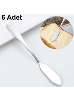 6 Pieces Steel Silver Color Butter Jam Breakfast Knife CIN618BY-6 - pzsku/ZC92DAE82F191691D6F39Z/45/_/1730739217/76f86218-465b-45bc-9297-21aaee5ec0bb