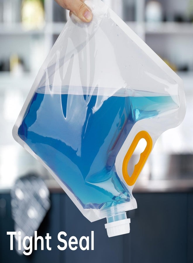 ان اي هوم أكياس تخزين طعام الطيور من NiHome، عبوة من 3 أكياس، مناسبة لبذور الطيور، وبذور عباد الشمس، والمكسرات، وبذور الشوك، وطعام الحيوانات الأليفة، متوفرة بأحجام متعددة 10 لتر/5 لتر/2.5 لتر، مزودة بقمع، ومقبض محمول، وفوهة سهلة الصب للاستخدام الداخلي والخارجي. - Image 3