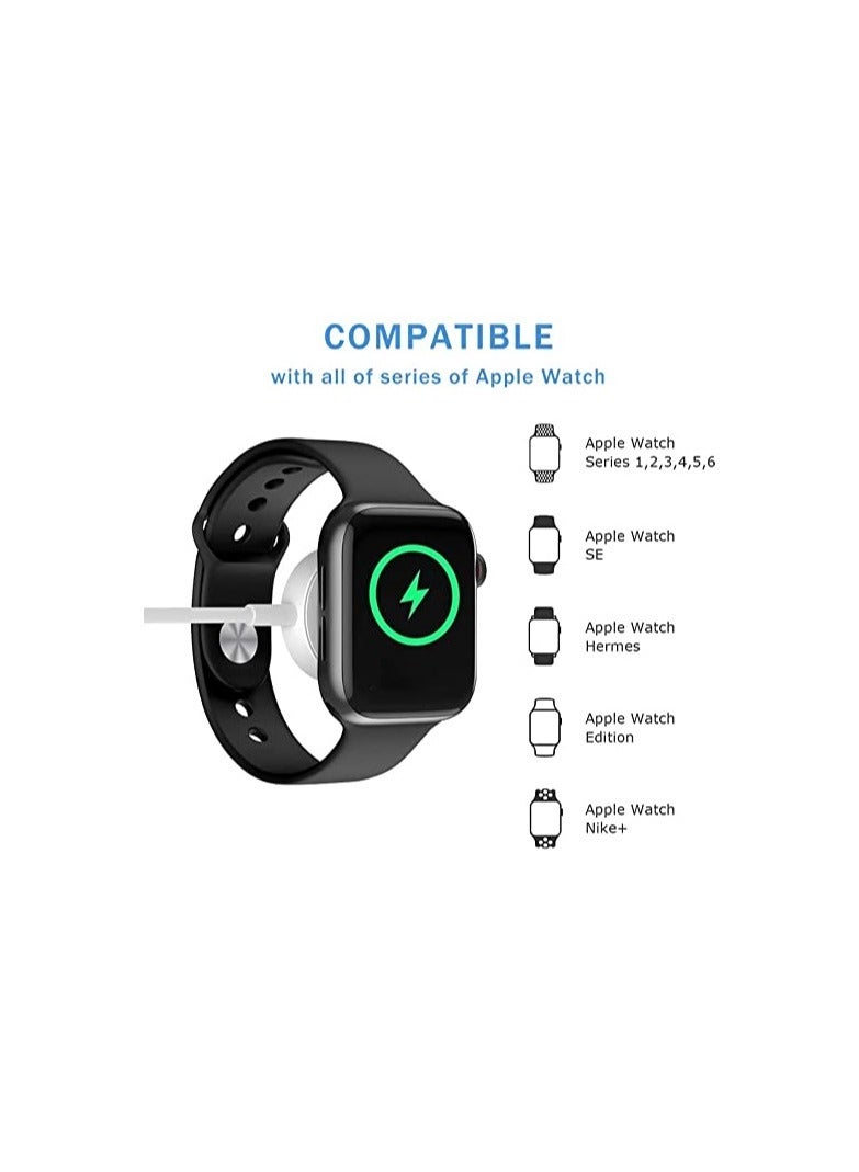 ELTRAZONE Watch Charger for iWatch Wireless Magnetic Charging Cable Cord Compatible with Apple Watch Series SE 7 6 5 4 3 2 1 - Image 5