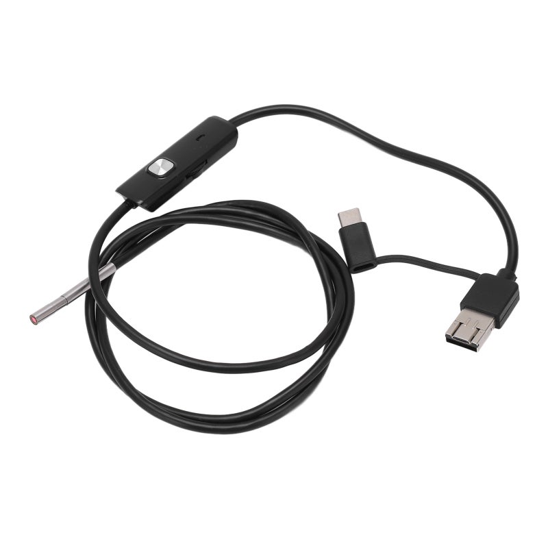 Endoscope: 3.9Mm Ip67 Waterproof Lens, Anti-Corrosion ABS Material, 6 Dimmable LED Lights - Flexible Wire, One-Hand Operation Inspection Camera for Industrial, Automotive, Pipeline & Inaccessible Area - Image 2