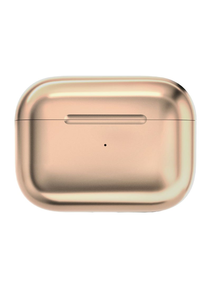 MOXOM MX-DT888 wireless earbuds [3-IN-1], In-Ear 5.3 Bluetooth Earbuds Touch Control 30 Playtime, Light-Weight Earphones with charger and cable, Noise Cancelling Earbuds [DESERT GOLD] - Image 3