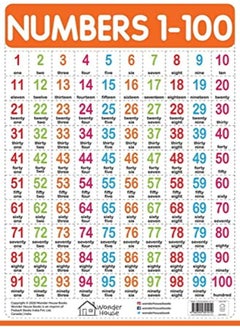 Numbers 1-100 - My First Early Learning Wall Chart: For Preschool, Kindergarten, Nursery And Homesch