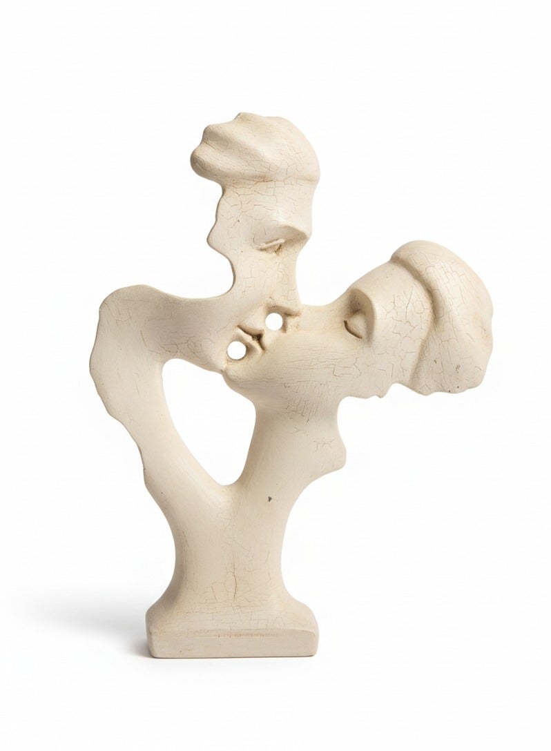 Kissing Lovers Romantic Figurine Sandstone Artistic home Decor