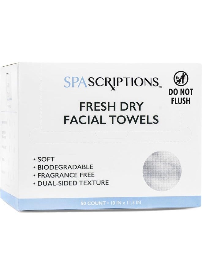 Spascriptions Fresh Dry Facial Towels - Image 1