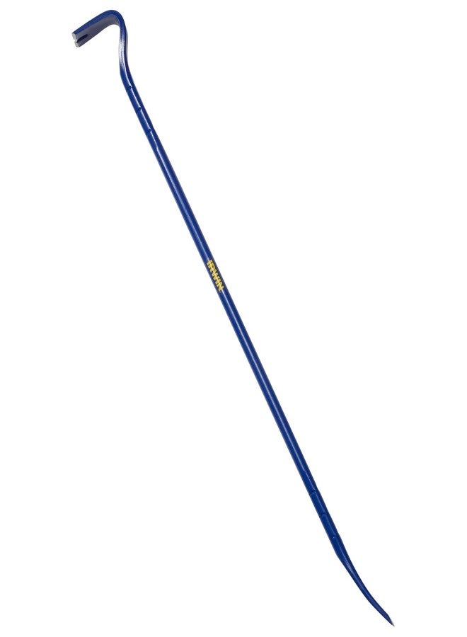 IRWIN Pry Bar, 42 inch, Heavy Duty Steel Bar, 90 Degree Rounded End, Easily Bend and Pull Heavy Materials (IRHT55010) - Image 1