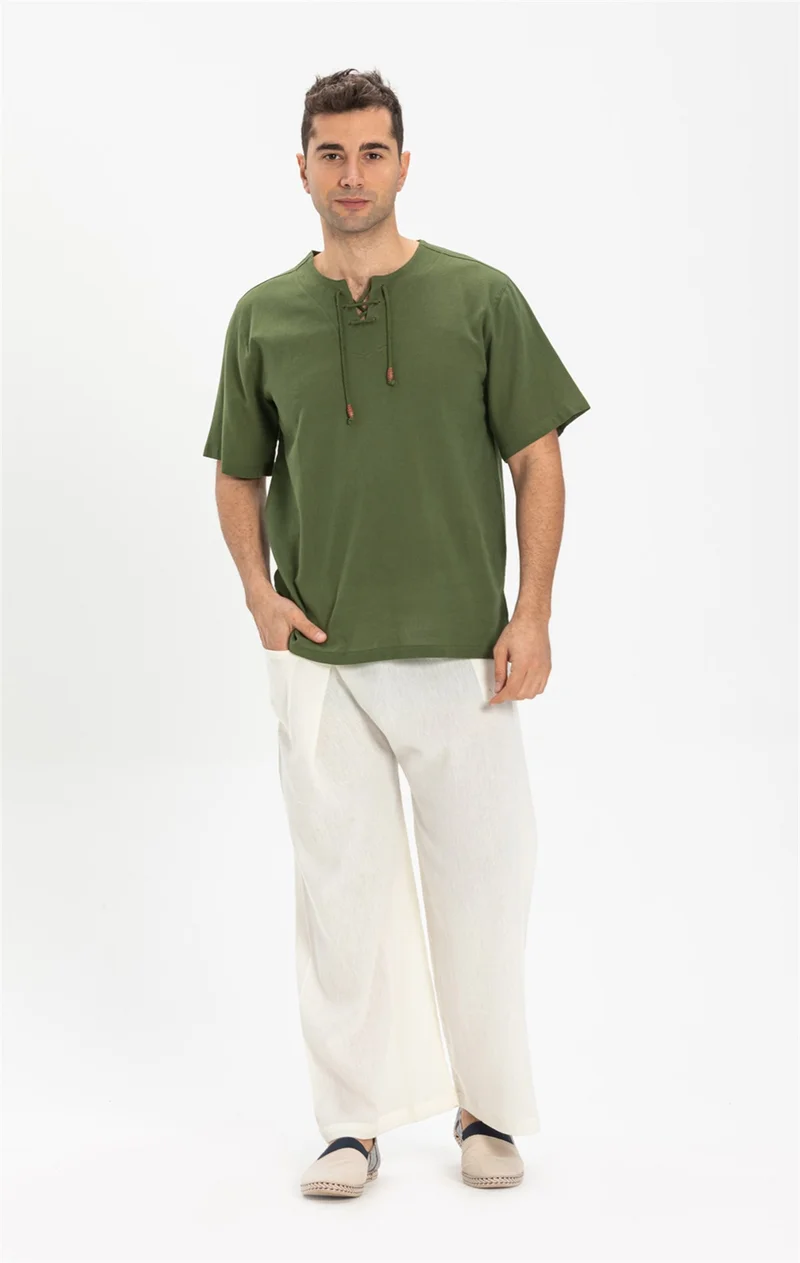 اليش شيل بيزي Men's Sile Diaper Thai Fishing Trousers Cream Cream