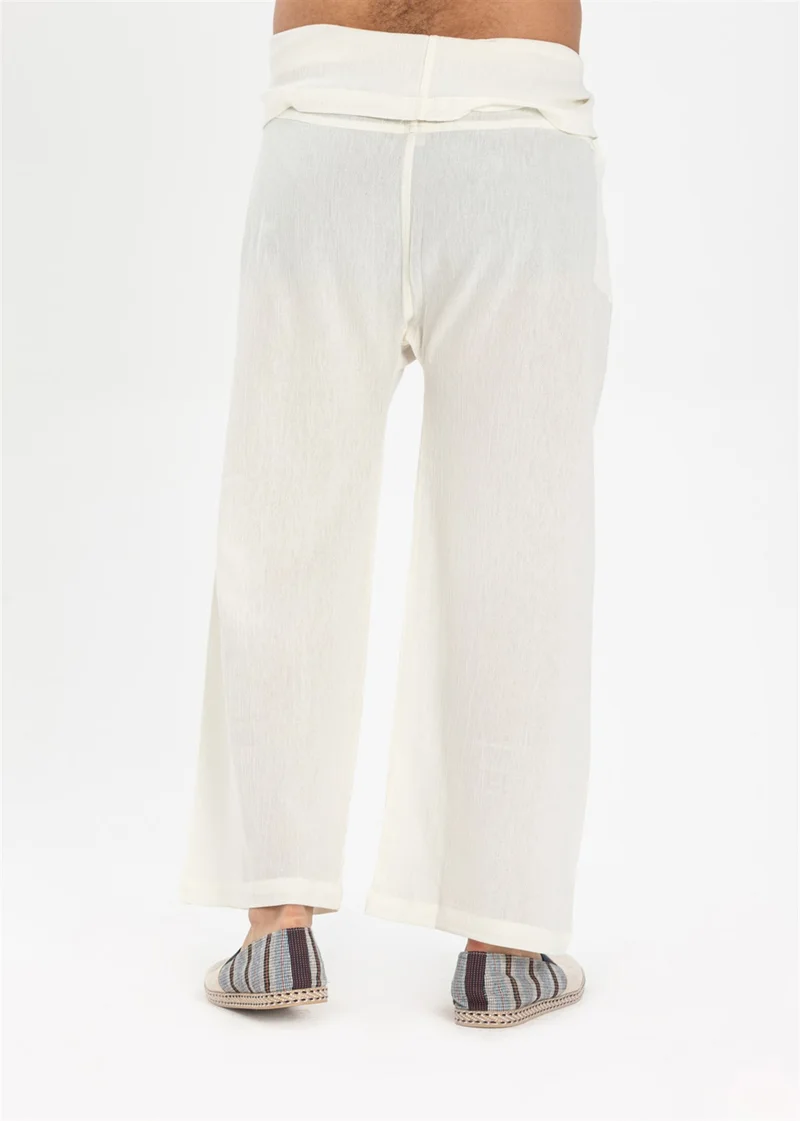 اليش شيل بيزي Men's Sile Diaper Thai Fishing Trousers Cream Cream