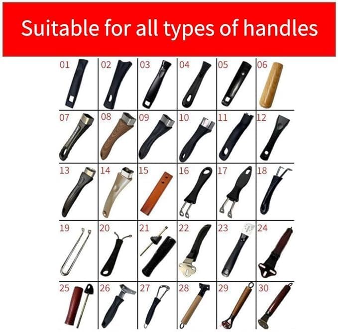 Anadi Anadi Pot Handle Heat Insulation Silicon Cover, Pot Handle Covers Heat Resistant, Silicone Thermal Insulation Handle Cover, Silicone Pot Handle Cover, Cast Iron Handle Cover (18 CM) (Pack of 1)  - Image 5