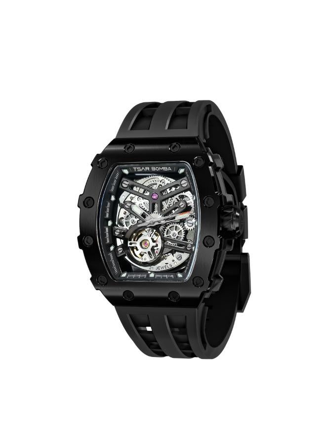 TSAR BOMBA ساعة رجالية أوتوماتيكية من السيليكون - - Image 2