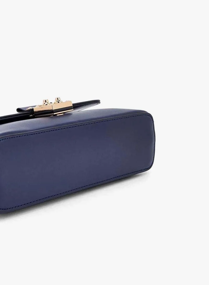 Celeste NAVY Solid Crossbody Bag With Magnetic Clasp Closure for Women | Best Price UAE