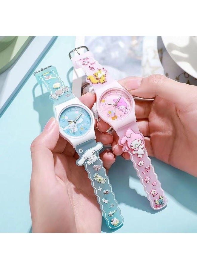 Kids Smartwatches Watch Bracelet with 3D Cartoon Silicone Children Toddler Wrist Watch Bangle Little Child Toys for Girls Kids 4pcs - Image 3