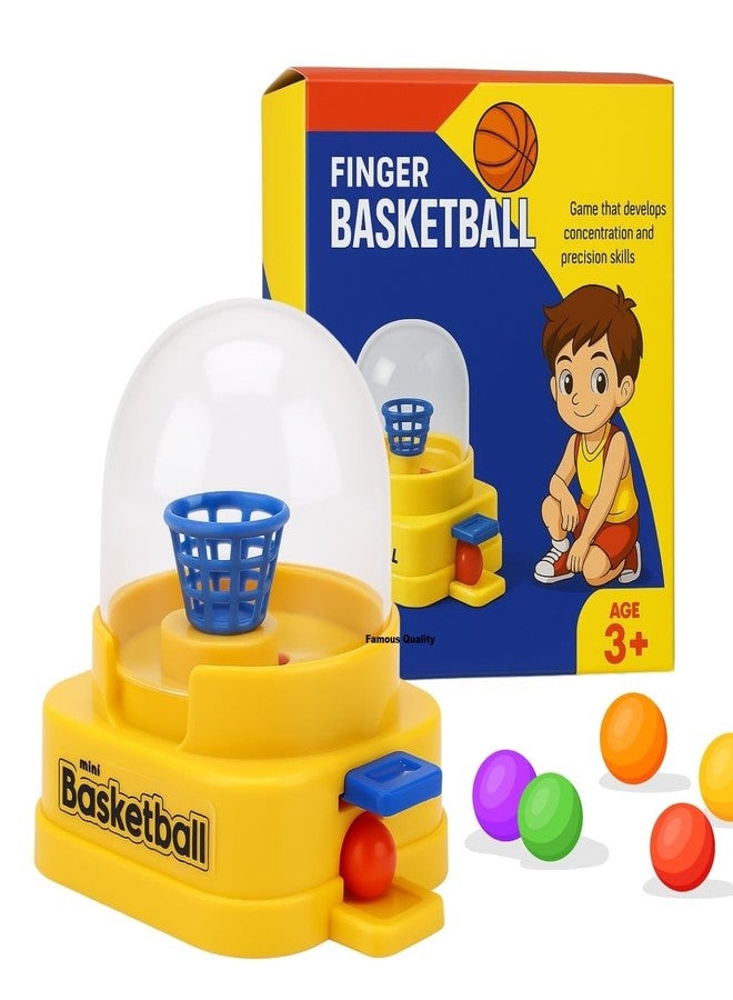 FAMOUS QUALITY® Kids Fun Mini Basketball Game for Kids 5+ Year Old, Multicolor - Image 1
