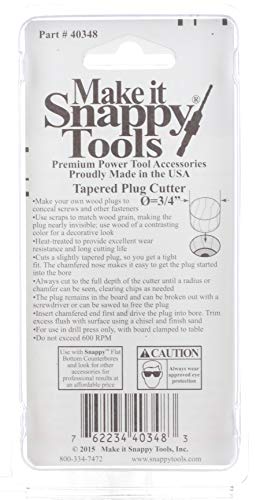 Make it Snappy Tools Plug Cutter, 3/4" - Image 3