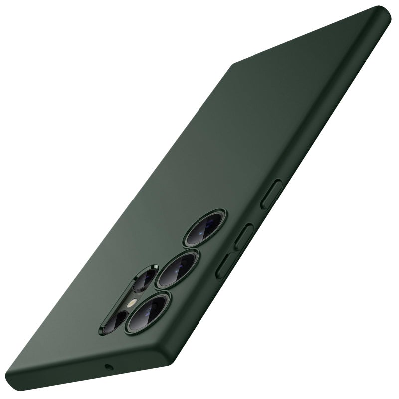 JETech Slim Fit Case for Samsung Galaxy S23 Ultra 5G 68Inch Soft TPU Thin Protective Phone Cover with Matte Finish Shockproof Midnight Green - Image 2
