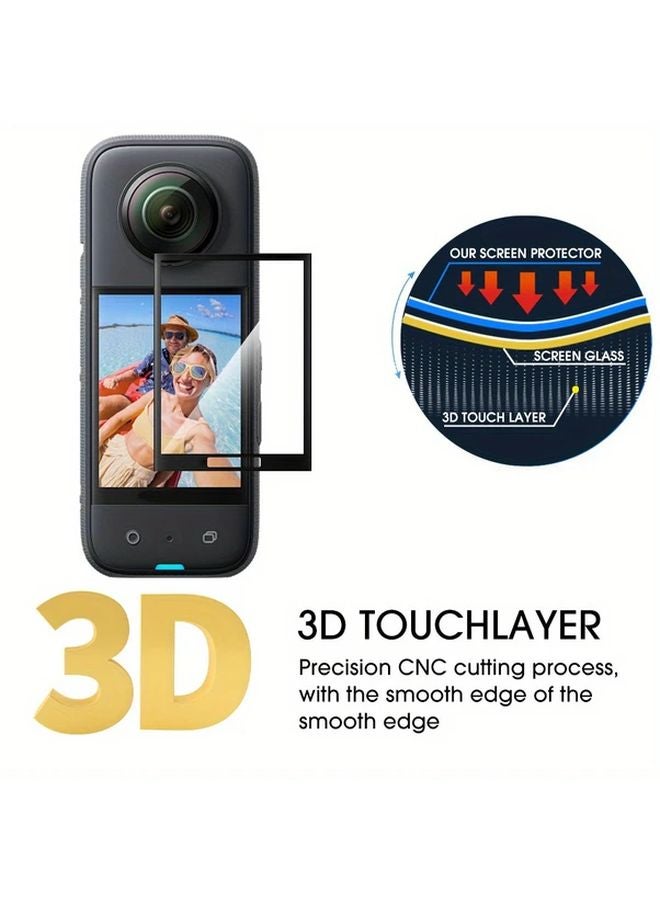 3Pcs Soft PMMA Screen Protector Full Coverage Anti Scratch For Insta 360 One X3 - Image 5