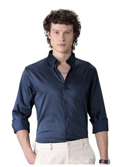 Navy Blue Satin Shirt - pzsku/ZC92EA87831F9EF11FF41Z/45/_/1738235493/b4623a6c-d26d-4d65-93ba-d0eab1d4e53d