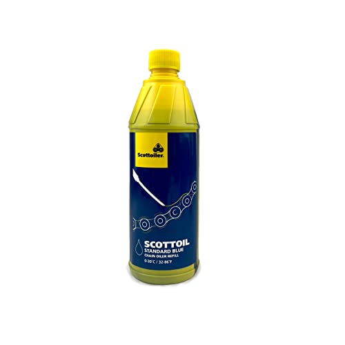 Scottoiler Scottoil Traditional Blue Chain Oil Refills for All Scottoiler Chain Oilers (16.9 fl.oz.US Bottle)… - Image 1