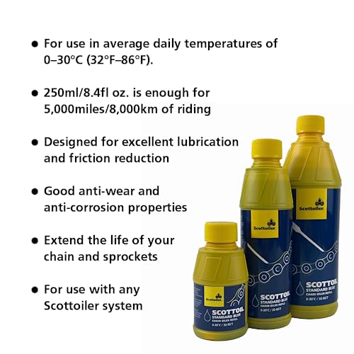 Scottoiler Scottoil Traditional Blue Chain Oil Refills for All Scottoiler Chain Oilers (16.9 fl.oz.US Bottle)… - Image 2