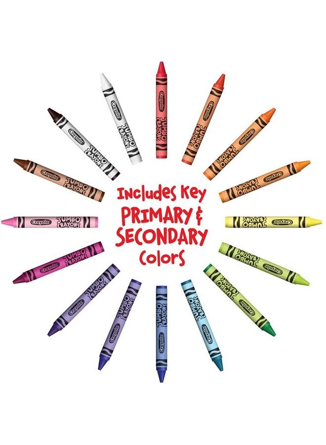 Crayola أقلام شمعية جامبو من كريولا Cyo520390 - Image 5
