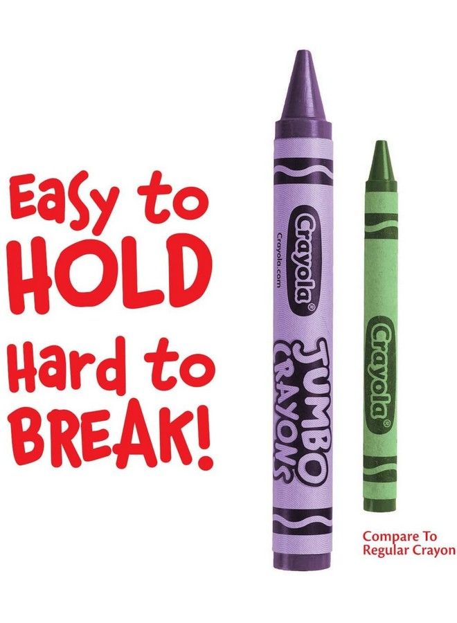 Crayola أقلام شمعية جامبو من كريولا Cyo520390 - Image 4