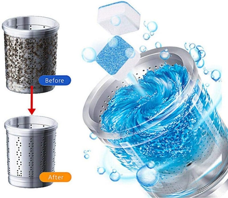 Washing Machine Cleaner - 12 Pcs Washing Machine Cleaning Washer Cleaning Det... - Image 3