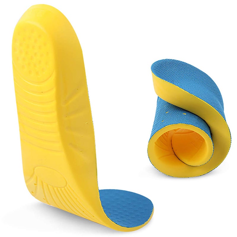Basmile Shoe Insoles, Orthotic Insoles, Memory Foam Insoles Providing Great Shock Absorption and Cushion, Best Insoles for Men and Women for Everyday Use (M) - Image 1