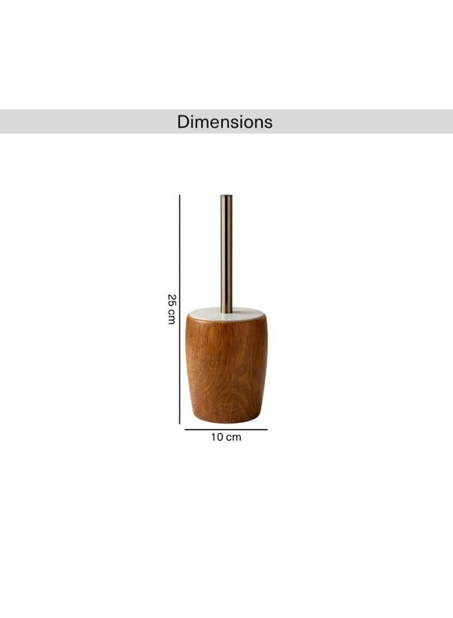 Pan Home Natural Oakroot Toilet Brush Holder - Image 5