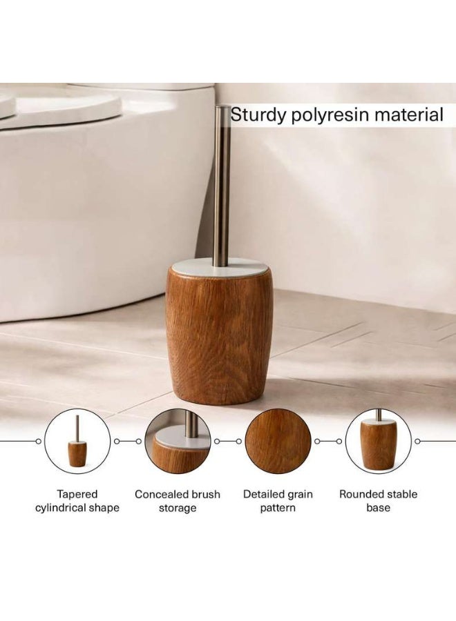 Pan Home Natural Oakroot Toilet Brush Holder - Image 4