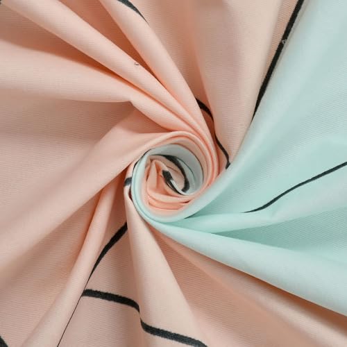 VOMZER 320 TC Cotton Feel All Around Elastic Fitted Queen Size Bedsheets, Supersoft Elastic Fitted Double Bedsheet with 2 Pillow Covers, Size 60x78x8 Inches Green - Image 4