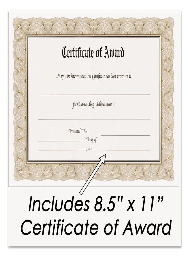NuDell Award Plaque Frame for Diplomas, Certificates, or Licenses, Certificate Frame for Documents, Black Marble - Image 2