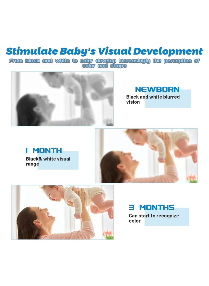 Multi-Expansion Flashcards for Kids, Baby Flashcards, Visual Stimulation Flashcards, Memory Game, Language Enhancement Cards, 12-36 Months, 20