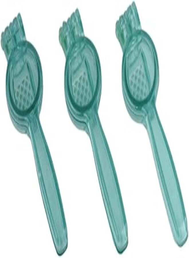 Bager Bager BG-251 Plastic Sapphire Garlic Press Set Of 3 Pieces 15 * 5cm - Green 