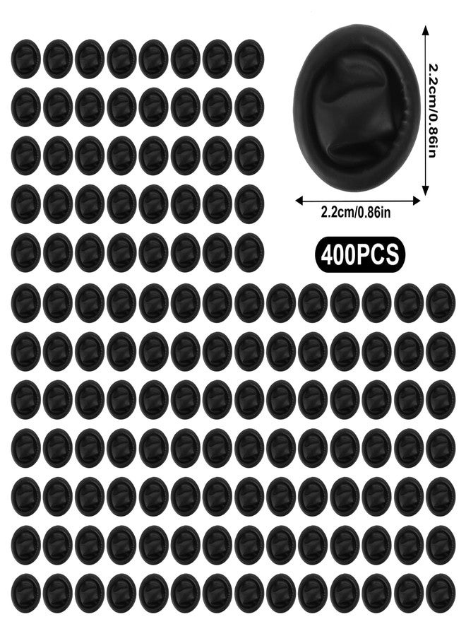 Hariendny 400 Pcs Black Finger Cots Large Finger Condoms Rubber Fingers Tip Covers Gloves Protectors Fingers Sleeve Thumb Cover for Handmade Crafting Painting - Image 3