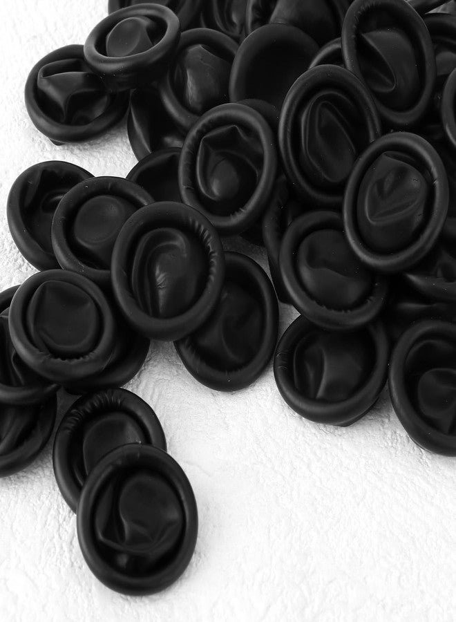 Hariendny 400 Pcs Black Finger Cots Large Finger Condoms Rubber Fingers Tip Covers Gloves Protectors Fingers Sleeve Thumb Cover for Handmade Crafting Painting - Image 2